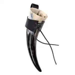 Trinkhorn Frera, 300-390 ml, 0,3-0,39l, Methorn inkl. Gürtelhalter