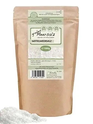 Meersalz direct&friendly grobes perfekt geeignet für die Salzmühle