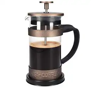 French Press Navaris Kaffeebereiter mit Edelstahl Filter, 350 ml