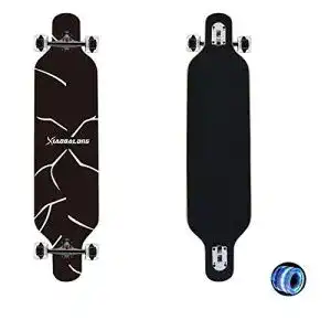 Longboard cdsnxore Skateboard Cruiser komplettes Board, Ahorn