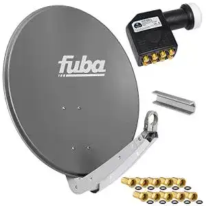 Fuba-Satellitenschüssel HB-DIGITAL FUBA 65cm für 8 Teilnehmer