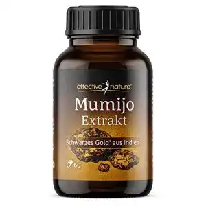 Mumijo effective nature Shilajit Extrakt, 60 vegane Kapseln