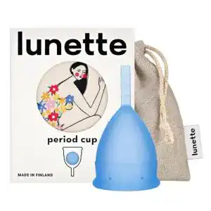 Menstruationstasse Lunette – Blau – Model 1 für leichte Blutung