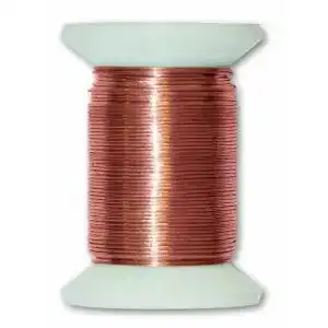 Kupferdraht Chapuis VFCA2, 0,4 mm, Länge 30 m, metallisch