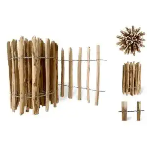 Staketenzaun Floranica ® imprägnierter Gartenzaun Länge: 500 cm