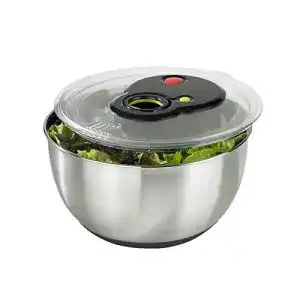 Salatschleuder Edelstahl Emsa 513441 Edelstahl, 4,5 Liter