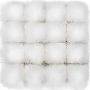 Fellbommel Tatuo 16 Stücke Kunstpelz Pom Pom Ball DIY, weiß