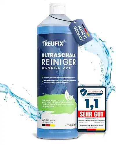 Die beste Ultraschallreiniger-Flüssigkeit Treufix ®️ Konzentrat 2026 Test Bestseller Ultraschallreiniger-Flüssigkeit Treufix ®️ Konzentrat