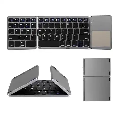 Die beste Faltbare Tastatur AURTEC Faltbare Bluetooth-Tastatur, Touchpad 2026 Test Bestseller Faltbare Tastatur AURTEC Faltbare Bluetooth-Tastatur, Touchpad