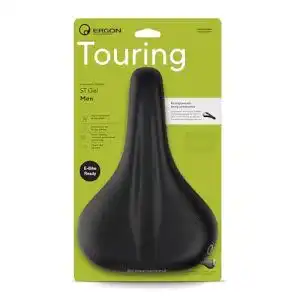 Ergon-Sattel Ergon Herren ST Gel Fahrradsattel, schwarz, S/M