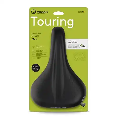 Ergon-Sattel Ergon Herren ST Gel Fahrradsattel, schwarz, S/M
