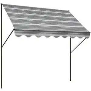 Markise Angerer 2301/2800 Klemm Dralon Nr. 2800, Grau, 250 cm