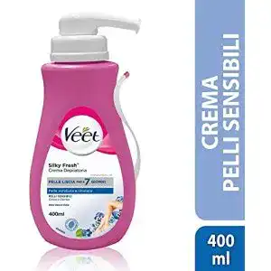 Haarentfernung Veet Sensitive Creme, Spender mit Spatel, 400 ml