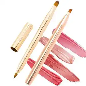 Lippenpinsel CAILI Doppelte Lippenbürste und Eyeliner-Bürste