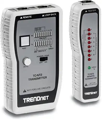 Kabeltester TRENDnet TC-NT2 Netzwerk, Testet Ethernet-, USB-