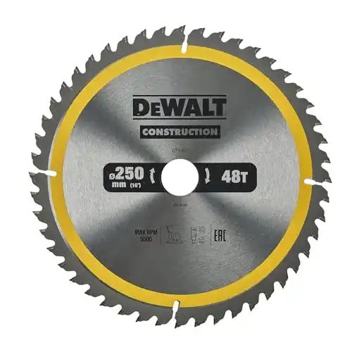 Die beste Kreissägeblatt 250x30 DEWALT Bau-Kreissägeblatt DT1957 2026 Test Bestseller Kreissägeblatt 250×30 DEWALT Bau-Kreissägeblatt DT1957