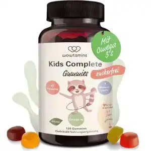 Vitamine für Kinder wowtamins KIDS Complete, zuckerfrei, 1er Pack