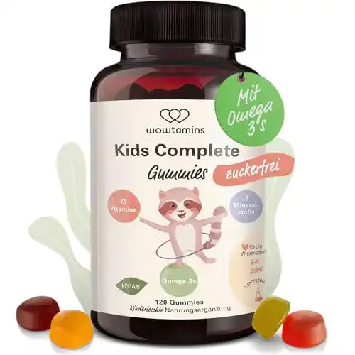 Vitamine für Kinder wowtamins KIDS Complete, zuckerfrei, 1er Pack