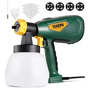 Farbspritzpistole TECCPO Farbsprühsystem, Elektrisch, 4 Düsen