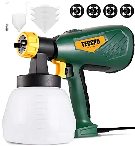 Farbspritzpistole TECCPO Farbsprühsystem, Elektrisch, 4 Düsen