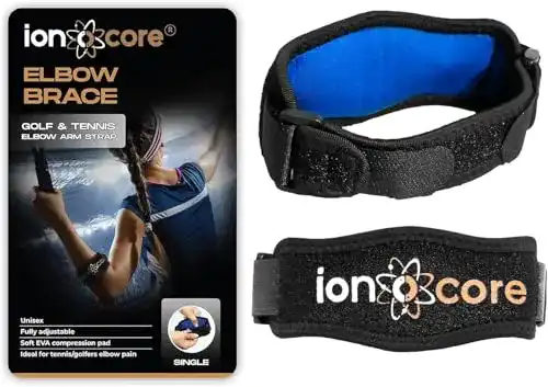 Ellenbogenspange ionocore ® Tennisarm Bandage Ellenbogenbandage