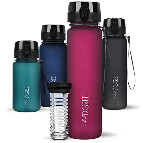 Trinkflasche 1 Liter 720°DGREE Trinkflasche “uberBottle“ softTouch