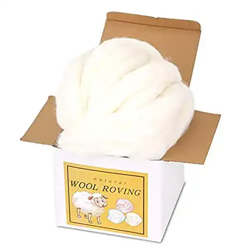Filzwolle Kuppt Filzen Wolle, 8.82oz Roving Wool, Nadelfilz Wolle