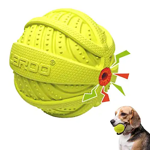 Hundeball LaRoo Hundespielzeug Squeaker, Naturkautschuk