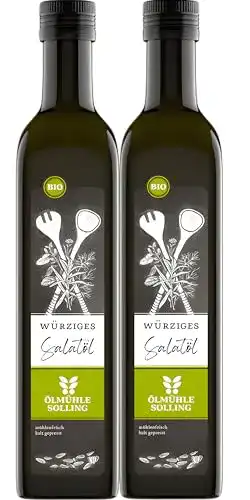 Salatöl Ölmühle Solling würzig, 2er Pack (2 x 500 ml)