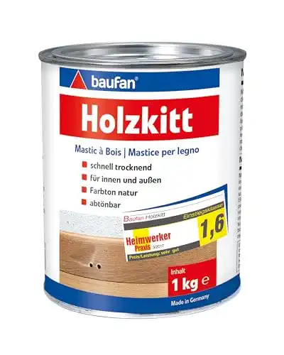 Holzkitt Baufan , gebrauchsfertige Füllmasse, 1 kg