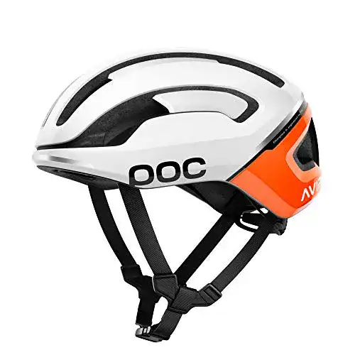 Rennradhelm-Damen POC Omne Air Spin Helm, Zink Orange AVIP