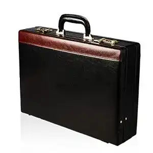 Aktenkoffer TASSIA Attachékoffer mit Dehnfalte, PU-Kunstleder
