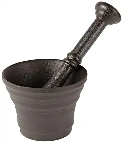 Mörser Gusseisen SKEPPSHULT Mörser, Schwarz, 8 cm
