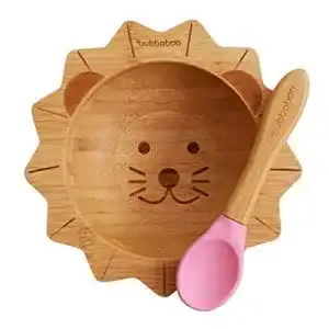 Breischalen bubbaboo Bambus-Schüssel- und Löffel-Set