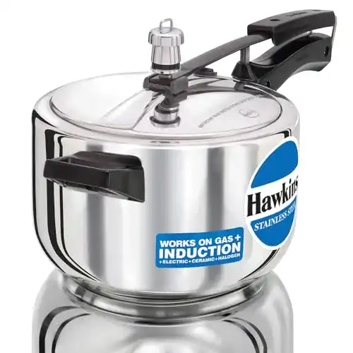 Schnellkochtopf 4 Liter HAWKINS B45 Schnellkochtopf, Edelstahl
