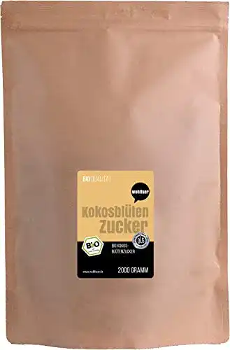 Kokosblütenzucker Wohltuer Bio, 1er Pack (1 x 2 kg)