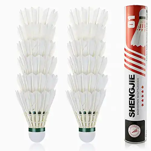 Die beste Naturfederbälle Buluri 12 Pack Hohe Qualität Badminton Federbälle, Badminton Bälle, Gänsefeder High Speed Badminton 2026 Test Bestseller Naturfederbälle Buluri 12 Pack Hohe Qualität Badminton Federbälle, Badminton Bälle, Gänsefeder High Speed Badminton