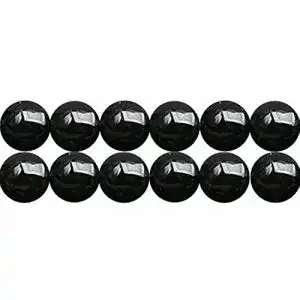 Schwarze Perle SKYBEADS Schwarz Onyx 8mm Edelsteinperlen