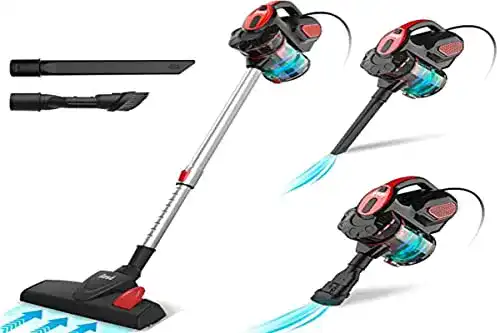 Stabstaubsauger mit Kabel INSE Staubsauger beutellos 18KPA