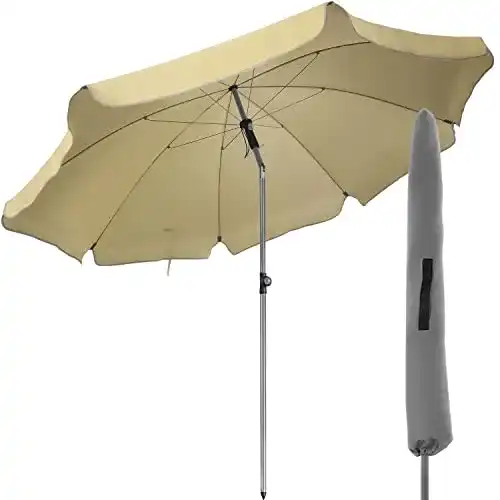 Sonnenschirm (200 cm) 4smile Set, SunnyJoy, Sonnenschirmhalter