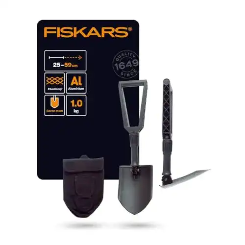 Fiskars-Spaten Fiskars Klappspaten mit Canvas-Tasche