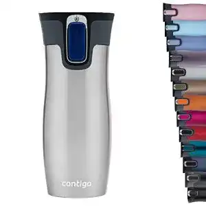 Edelstahl-Trinkflasche Contigo Thermobecher West Loop Autoseal