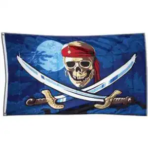 Piratenflagge Flaggenfritze ® Flagge Pirat Fluch der Meere