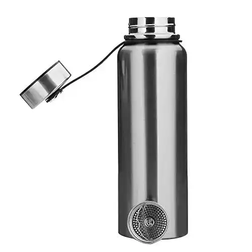 Edelstahl-Trinkflasche 1,5 Liter Verus 1,5 l Metall Wasserflasche