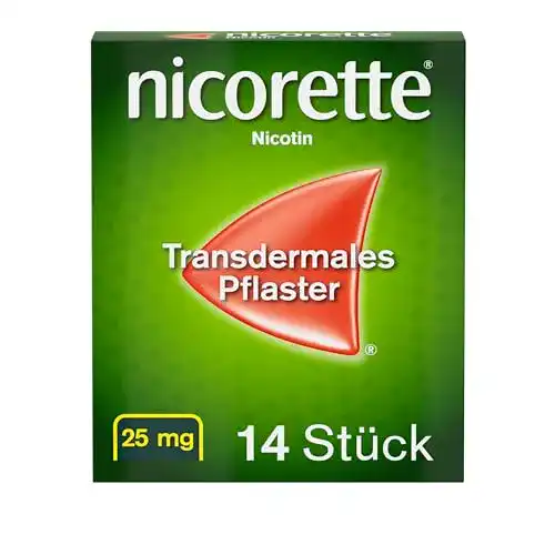 Nikotinpflaster Nicorette Pflaster mit 25 mg Nikotin