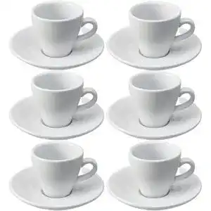 Espresso-Tassen Viva Haushaltswaren, 6 dickwandig, 2. Wahl