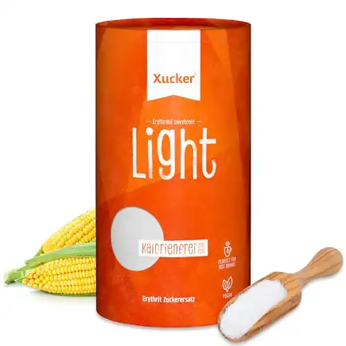 Erythrit Xucker Light 1kg Dose – kalorienfreier Zuckerersatz
