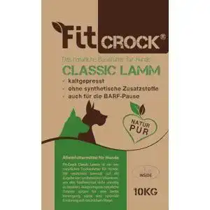 Kaltgepresstes Hundefutter cdVet Fit-Crock Classic Lamm, 10 kg