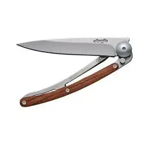 Deejo-Messer deejo 27 g, Liner Lock, Rosenholz-Schalen, Box