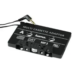 Kassettenadapter Hama KFZ-, Tape mit 3,5 mm Klinkenstecker